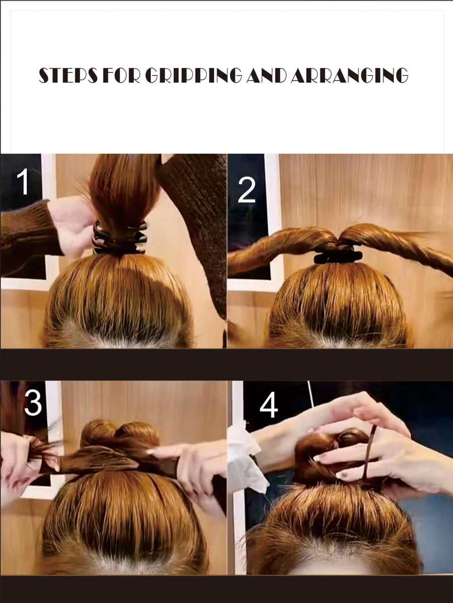 2pcs/1pc Pumpkin Shape Hair Claw Clips, Women Crab Claws Hair Clip Hair