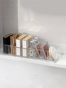 1pc large-capacity multi-compartment storage box - White - View 5