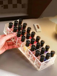 1pc large-capacity multi-compartment storage box - White - View 2