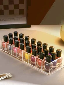 1pc large-capacity multi-compartment storage box - White - View 3