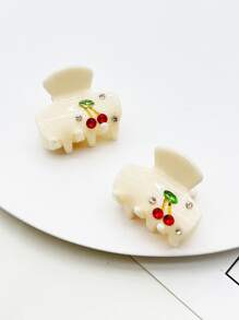 2入組女性小醋酸在紅色的,櫻桃粉色的,淺褐色的,黃色的,白色,綠色和黑色 - 米色 - 查看 6