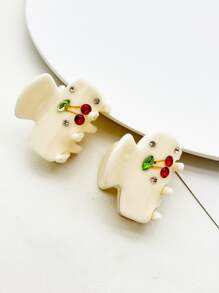 2入組女性小醋酸在紅色的,櫻桃粉色的,淺褐色的,黃色的,白色,綠色和黑色 - 米色 - 查看 4