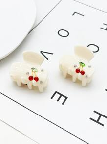 2入組女性小醋酸在紅色的,櫻桃粉色的,淺褐色的,黃色的,白色,綠色和黑色 - 米色 - 查看 1