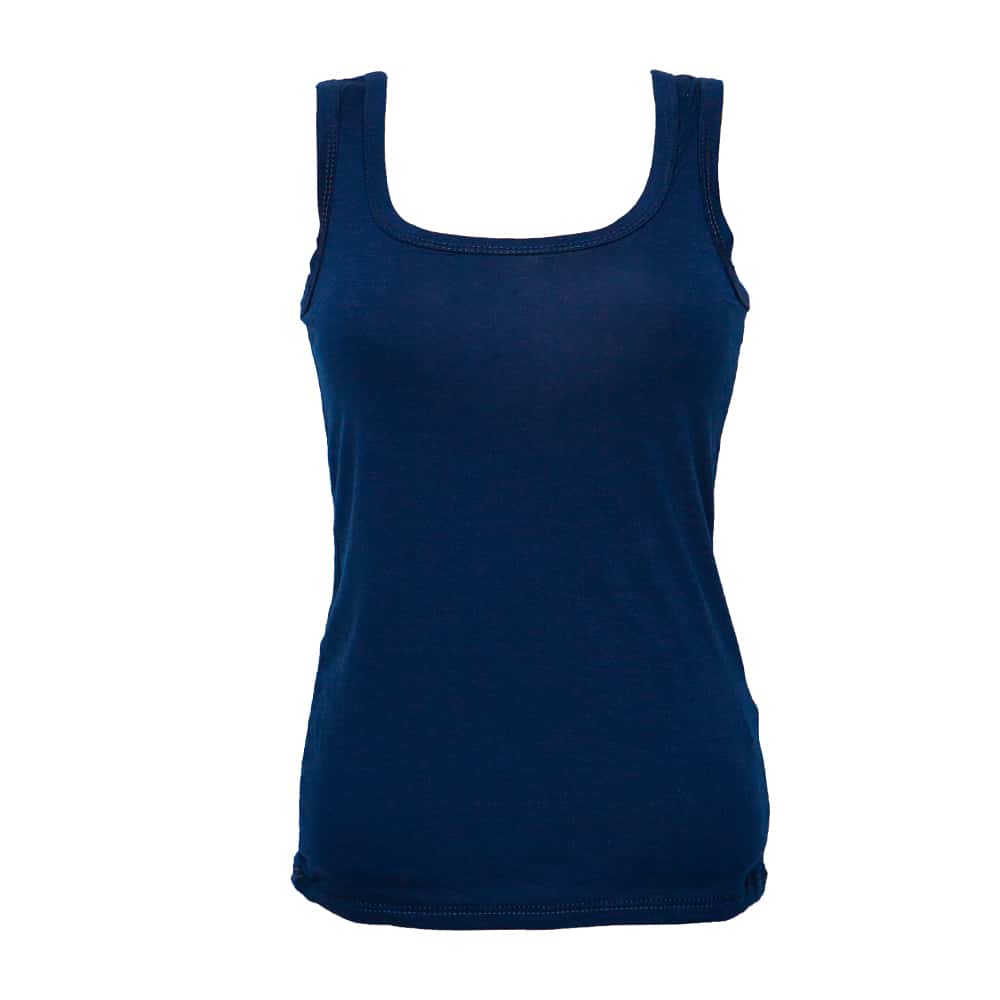 Women Tank Tops & Camis - Navy Blue - View 1