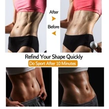 2 cái/bộ Của phụ nữ Eo Dụng cụ cắt sửa , Thấm hút mồ hôi Huấn luyện viên vòng eo , Thích hợp Cho chạy bộ , Tắm hơi , Nén Eo Dụng cụ cắt sửa , Giảm béo Cao eo Tập huấn Chặt Phù hợp Nóng Máy ép - Bạc - Xem 7