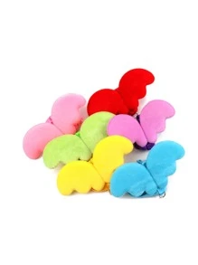 1pc Cute Angel Wing Pet Rabbit Harness And Leash For Cats Rabbits Personalized Rabbit Harnesses Bunny Accessories Hamster Clothes - Red - View 5