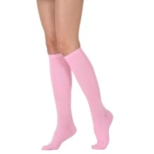 ladies knee high pink socks - Pink - View 3
