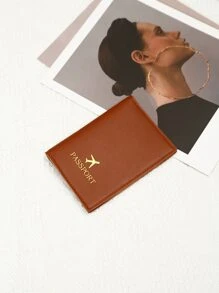 Funda del pasaporte ligero multifuncional de viaje - Marrón - Ver 6