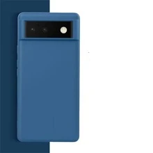 Thẳng Cạnh Vỏ silicone , Tương thích với Google - Màu xanh lam - Xem 2