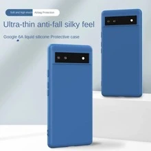 Thẳng Cạnh Vỏ silicone , Tương thích với Google - Màu xanh lam - Xem 1