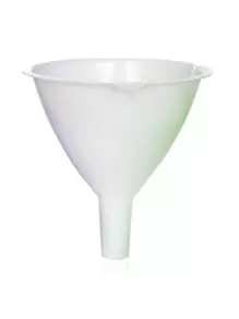 Funil de Plástico de 10 CM - Branco - Visão 1