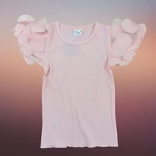 LINDO CONJUNTO DE NIÑA DE DOS PIEZAS BLUSA Y FALDA - Rosa - Ver 2