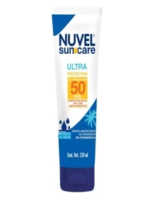 Protector Solar en Crema Nuvel SunCare FPS 50 Ultra Protection 120ml - Azul - Ver 1