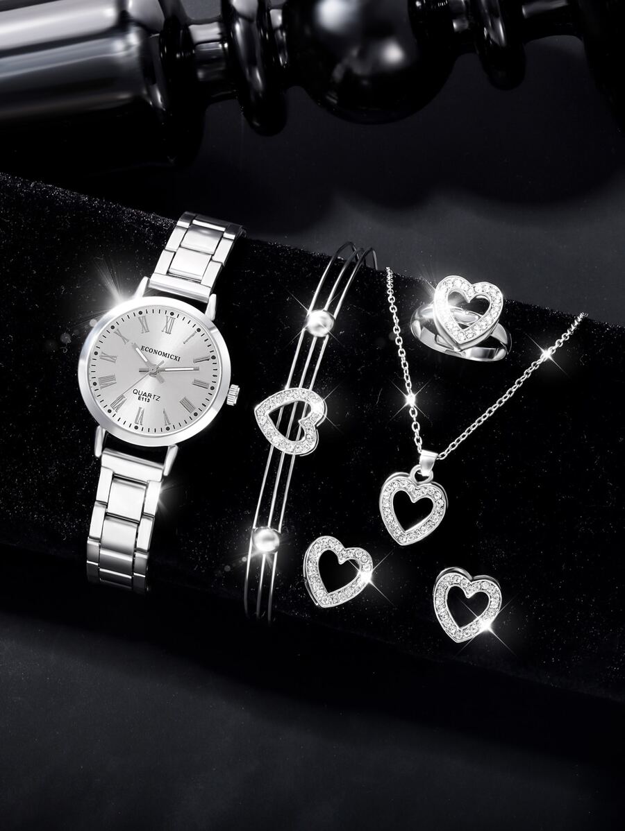 其他女士手錶套裝 - 銀色 - 查看 1