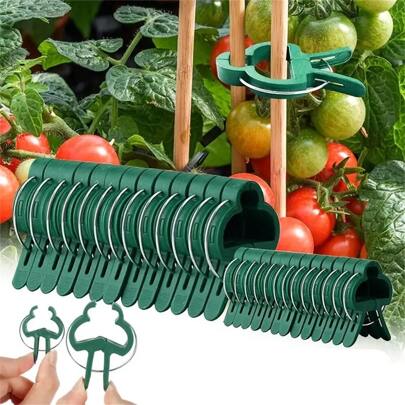 20pcs Grafting Clips, Greenhouse Clamp, Stand Plastic Plant Clip, Fastener Bracket, Plant Grafting, Plant Support Structures