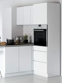 1 pieza cocina adorno impermeable a prueba de aceite autoadhesivo Papel de pared cáscara con Palo rollo Pegatinas de pared casa adorno Pegatinas de pared sala de estar - Blanco - Ver 9