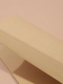 1 Paquete (50 Hojas) Papel A4 De Color Marrón Claro, Adecuado Para Impresión Y De Oficina - Caqui - Ver 2