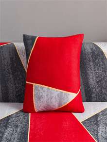 1入組牛奶絲綢印花沙發套和1入組42x42厘米枕套 - 彩色 - 查看 8