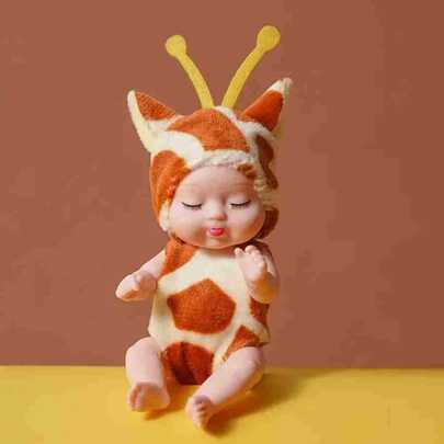 逼真玩偶玩具套裝適合女孩,在A禮物盒