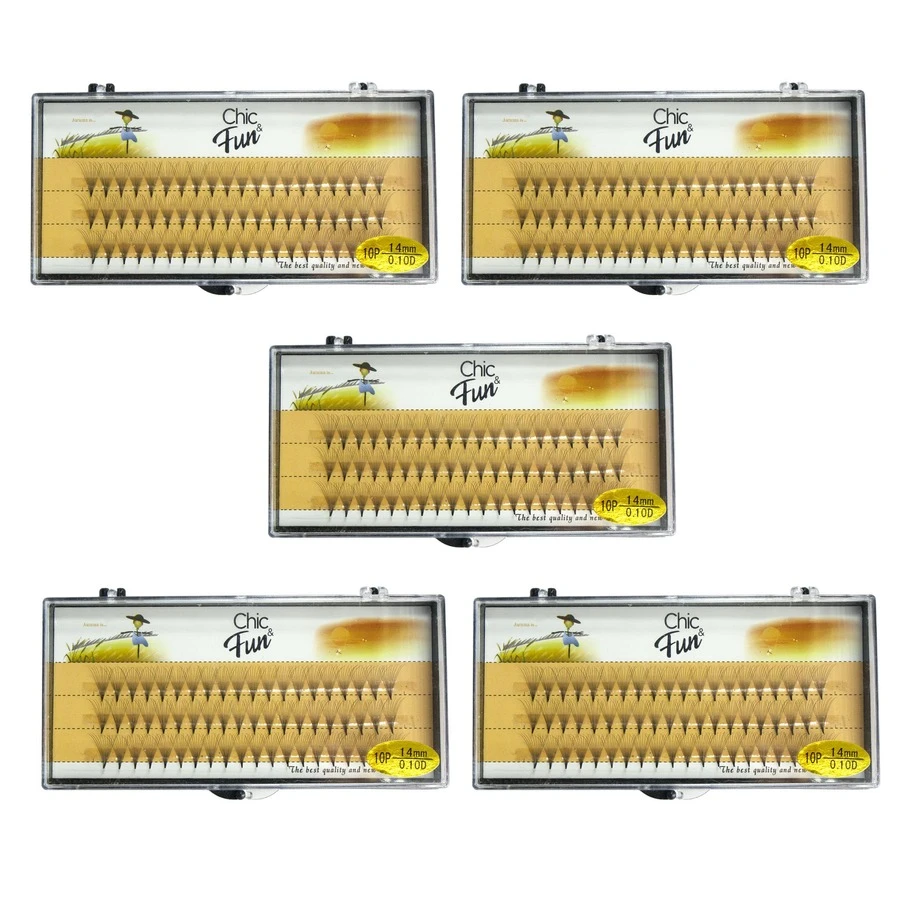 Chic & Fun Individual Eyelashes - 黑色 - 查看 1