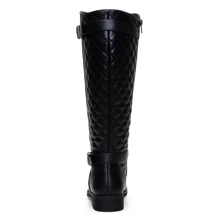Women's 950 Knee High Ridng Boots Metal Buckle Boot - 黑色 - 查看 5