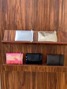 Minimalist Gold Colour Fashionable Wristlet - Gold - View 3