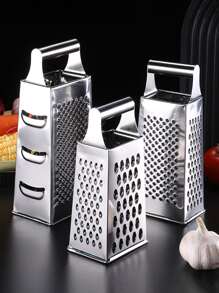 Thép không gỉ Cái nạo Đối với Cheese , Rau Và Trái cây - Bạc - Xem 10