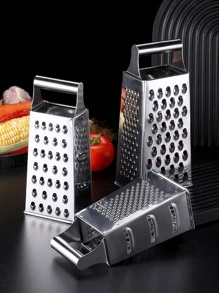 Thép không gỉ Cái nạo Đối với Cheese , Rau Và Trái cây - Bạc - Xem 11