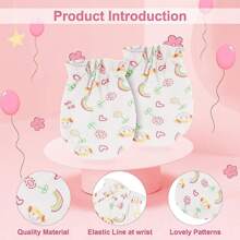 16 Pairs Baby Mittens Baby Gloves No Scratch 0-6 Months Baby Essentials Mittens For Newborn Baby Boys Girls - 彩色 - 查看 2