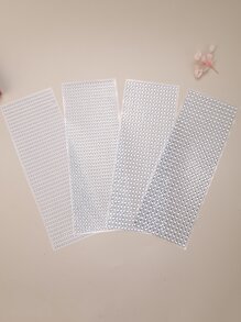 Party Joy 3,4,5,6mm 4 Cards/Set Hair Jewels, Face Gems Stickers, Self-Adhesive Acrylic Rhinestones For Music Festival, Party, DIY - Multicolor - View 2