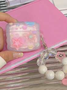 Funda compatible con Airpods con diseño de estrella - Multicolor - Ver 5