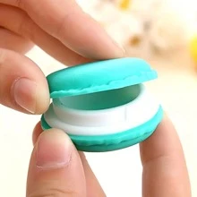 1 cái Ngẫu Nhiên Đầy Màu Sắc Thiết Kế Macaroon Trường Hợp, Trang Sức Dễ Thương Hộp Lưu Trữ, Di Động Hộp Thuốc Dễ Thương Nail Quyến Rũ Người Tổ Chức Bông Tai Vòng Cổ - Nhiều màu - Xem 5