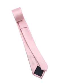 ZONFAZ 1pc Men's Business Fashion Necktie For Decoration For Men Gifts Casual Men Necktie,Accessories,Festival,Graduation Gift,Accessories - Baby Pink - View 5
