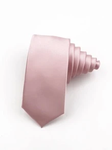 ZONFAZ 1pc Men's Business Fashion Necktie For Decoration For Men Gifts Casual Men Necktie,Accessories,Festival,Graduation Gift,Accessories - Baby Pink - View 2