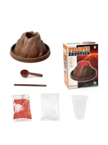 Children's Science Experiment Kit For Making Small Volcano And Iceberg Eruption DIY Educational Toy For Kindergarten And Primary School Students, Cultivating Hands-On And Problem-Solving Skills, Stimulating Scientific Thinking And Exciting Children's Interest In Natural Science And Technology.Worry-Free Chemistry And Volcano Toy Set For Educational Scientific Experimenting., Physics, Science Experiment Kit, Boys Toys Age 7 - Burnt Orange - View 1