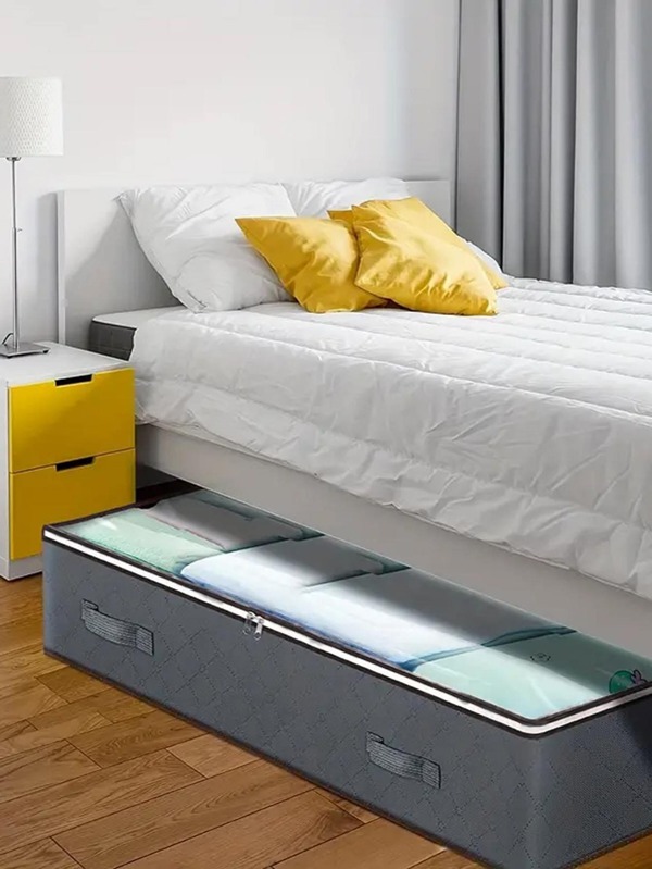 Underbed Storage Bag, Large Capacity Fabric Storage Bags, Waterproof MoistureProof Clothing