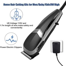 Hair Clippers , 21 Pieces Professional Corded Clippers , Barber Clippers for Hair Cutting Kit with 8 Guide Combs & 1 Storage Bag - 黑色 - 查看 4