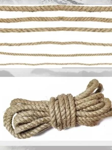 1roll 10m 1.2cm Thick Rope - Yellow - View 4