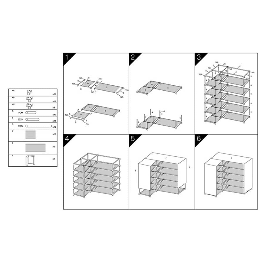 Foldable Shoe Rack SHEIN USA