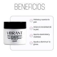 Crema despigmentante piel seca Vibrant - Beis - Ver 2