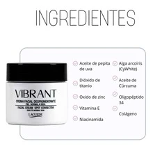 Crema despigmentante piel seca Vibrant - Beis - Ver 3