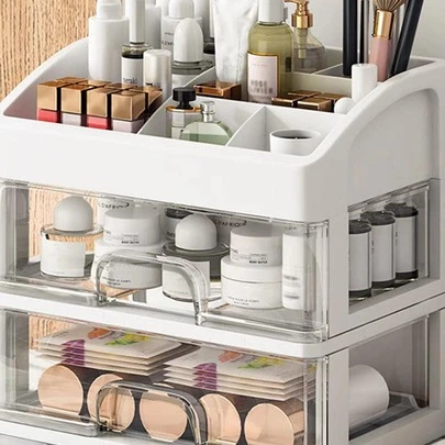 1入組桌子收納彩妝口紅殼套化妝品收納架