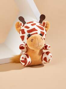 1入組動物設計長毛絨寵物玩具