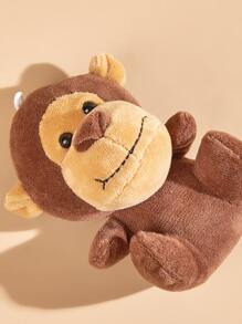 1入組猴子設計毛絨玩具適用於寵物 - 彩色 - 查看 3