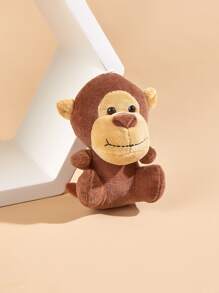 1入組猴子設計毛絨玩具適用於寵物 - 彩色 - 查看 1