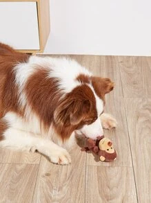 1入組猴子設計毛絨玩具適用於寵物 - 彩色 - 查看 4