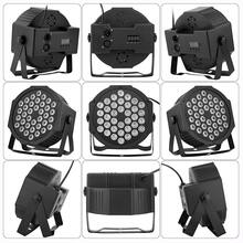 遥控 LED RGBW DMX 512 PAR 灯，36 个 LED 舞台灯，DJ 派对、唱片、节日、圣诞节、酒吧、俱乐部、婚礼、生日、表演圣诞装饰圣诞礼物感恩节圣诞树装饰饰品圣诞灯卧室装饰家居装饰派对装饰节日节日房间装饰 - 黑色 - 查看 12