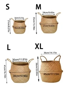 1 szt. Tkany wazon na kwiaty - Burzowy niebieski - Zobacz 5