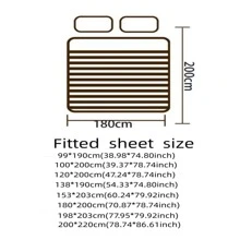 1入組素色香檳色床罩臥室現代緞面柔軟床笠 - 香檳色 - 查看 2