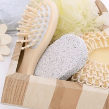 6 cái Hình trái tim Hộp Quà Tắm Bộ , Bao gồm Nhiều loại Tắm Các sản phẩm Đối với Gương sen Hoặc Tắm - màu nâu - Xem 3